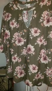 2xl LA Gypsy  babydoll blouse
